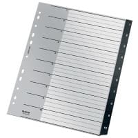 Leitz 1 tot 10 Tabblad  A4 Zwart PP (Polypropeen) Recycle