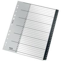 Leitz Recycle Index 1218 A4 Maxi CO2 Neutraal Zwart 31 Tabs 11-gaats 90% Gerecycled Plastic 1 tot 31