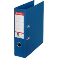 Esselte No,1 Power Breed Ordner A4 75 mm Blauw 2 Ringen 627565 Staand Gerecycled