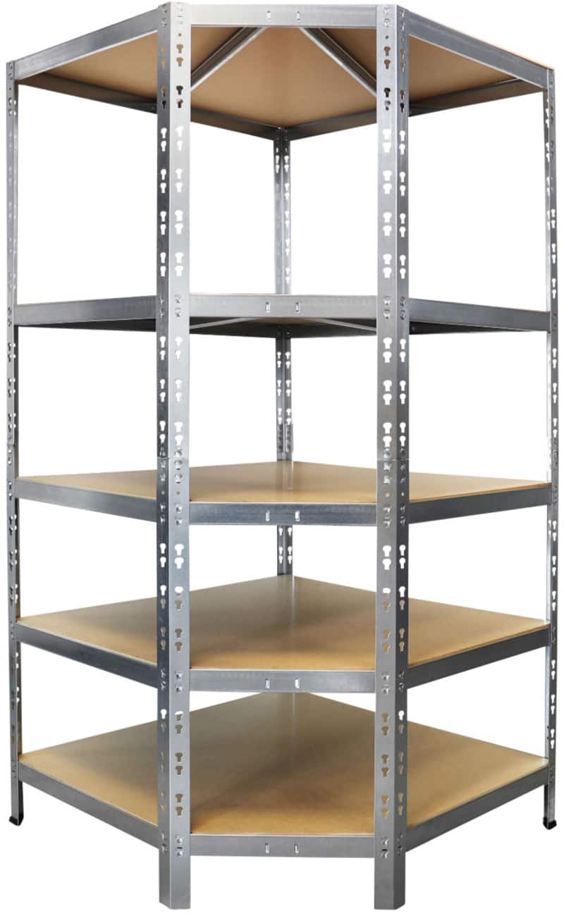 MAMMUT Kast 5 schappen Staal 900 x 600 x 1.800 mm Grijs