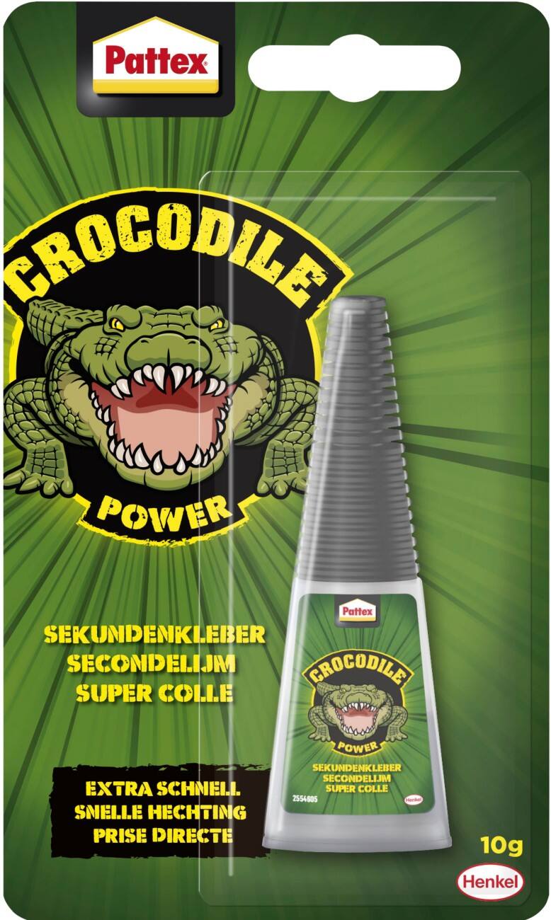 Pattex Crocodile Power Secondelijm 10g