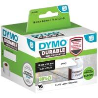 DYMO LW 2112284 2112284 Multifunctionele etiketten Zelfklevend Zwart op wit 19 mm (B) x 0,064 m (L) 900 etiketten