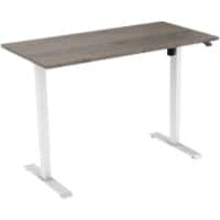 Euroseats Bureau Wit, logan B000WH140LOG 80 x 750-1235 x 140 mm Poothoogte: 1210 mm