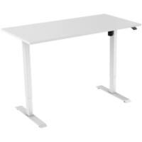 Euroseats Bureau Wit, wit B000WH140WHT 80 x 750-1235 x 140 mm Poothoogte: 1210 mm