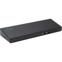 Kensington SD4750P Dockinstation Horizontaal Universeel USB-C & USB-A Dual 4K K39105EU 85W-voeding, USB-C/-A, HDMI 2.0/DP 1.2 Video, Audio- & Microfoonpoorten, Ethernet Zwart