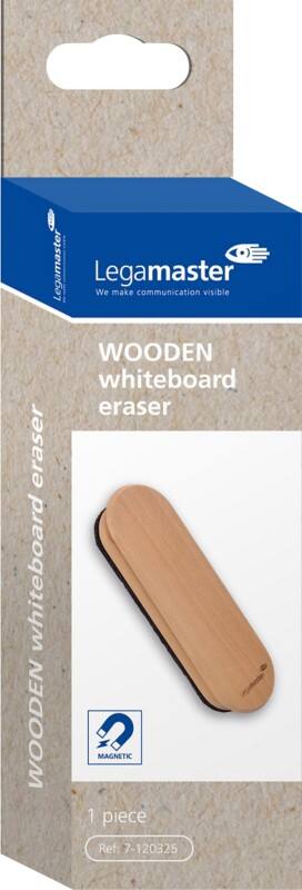 Legamaster Whiteboardwisser 7-122325 Houten magnetisch