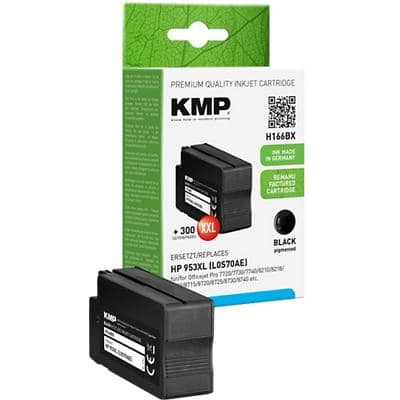 KMP Compatibel HP 953XL Inktcartridge L0S70AE Zwart