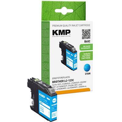 KMP Compatibel Brother LC-123C Inktcartridge Cyaan