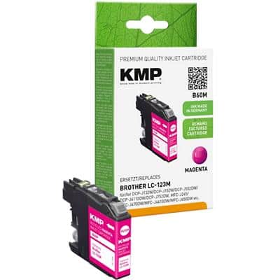 KMP Compatibel Brother LC-123M Inktcartridge Magenta