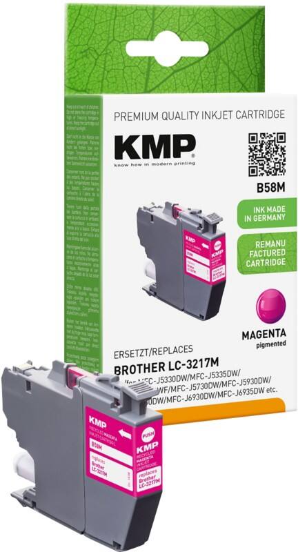 KMP Compatibel Brother LC-3217M Inktcartridge Magenta