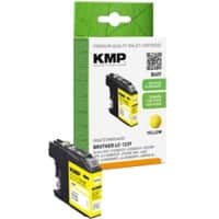 KMP Compatibel Brother LC-123Y Inktcartridge Geel