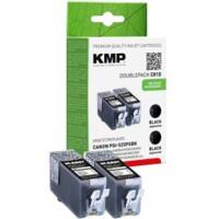KMP C81D Inktcartridge Compatibel met Canon PGI-525PGBK Zwart Pak van 2 stuks