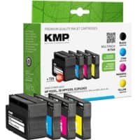 KMP Compatibel HP 932XL /933XL Inktcartridge C2P42AE Zwart, cyaan, magenta, geel Multipak  4 Stuks