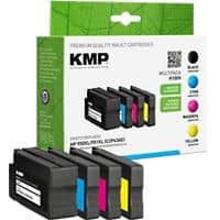 KMP H100V Inktcartridge Compatibel met HP 950XL, 951XL Zwart, cyaan, magenta, geel Pak van 4 stuks