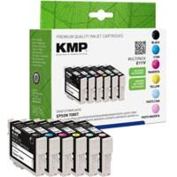 KMP Compatibel Epson Inktcartridge C63T08074010 Zwart, cyaan, fotocyaan, magenta, fotomagenta, geel Multipack 6 Stuks 