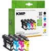 KMP Compatibel Brother LC223VALBP Inktcartridge Zwart, cyaan, magenta, geel