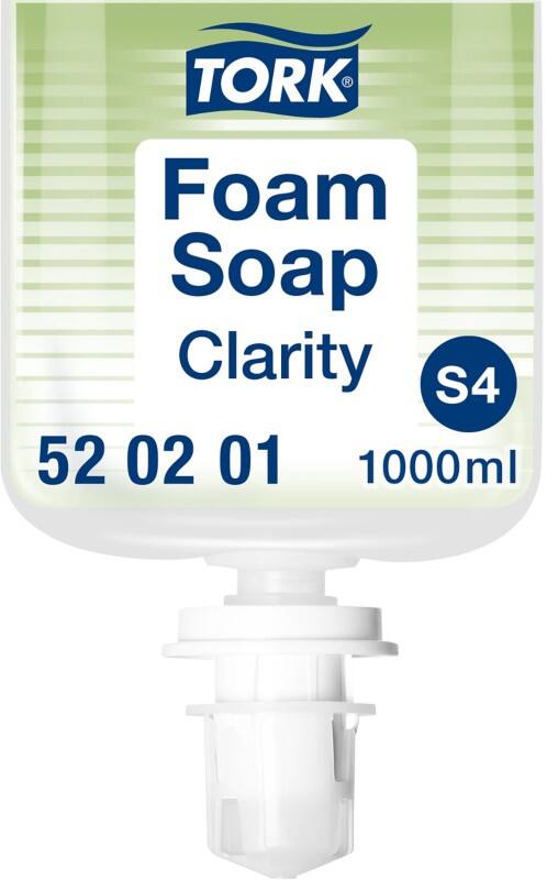 Tork Clarity Handzeep Schuim Zonder parfum S4 Transparant 520201 1 L