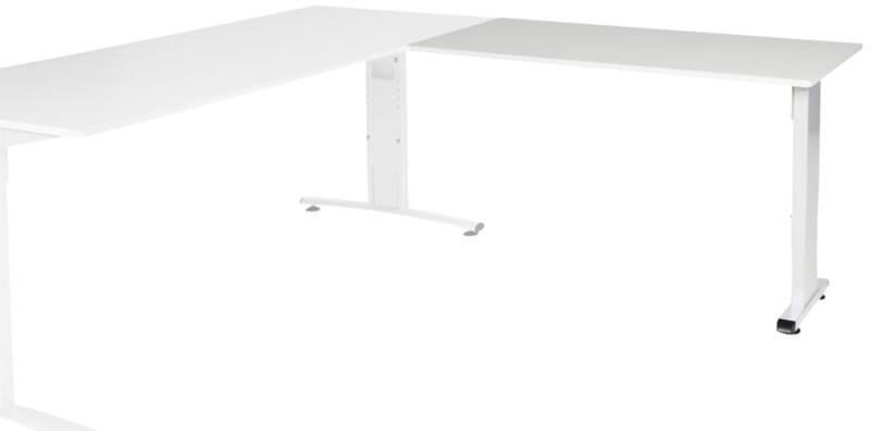 Schaffenburg Linesto Plus Bureau-uitbreiding Rechthoekig T-Voet 1.200 (B) x 600 (D) x 655 (H) mm Melamine