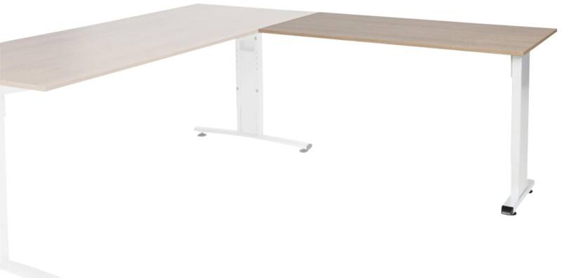 Schaffenburg Linesto Plus Bureau-uitbreiding Rechthoekig Kersen T-Voet 1.200 (B) x 600 (D) x 655 (H) mm Melamine