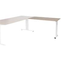 Schaffenburg Linesto Plus Bureau-uitbreiding Rechthoekig Kersen T-Voet 1.200 (B) x 600 (D) x 655 (H) mm Melamine