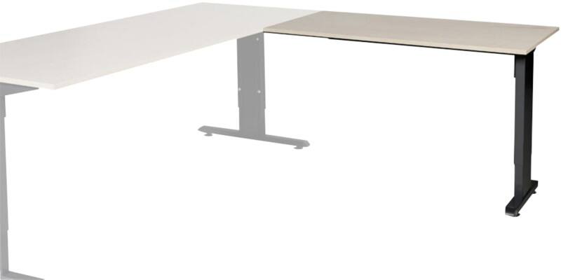 Schaffenburg Linesto Plus Bureau-uitbreiding Rechthoekig Eiken T-Voet 1.200 (B) x 600 (D) x 655 (H) mm Melamine
