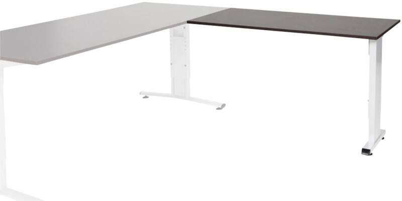 Schaffenburg Linesto Plus Bureau-uitbreiding Rechthoekig Eiken T-Voet 1.200 (B) x 600 (D) x 655 (H) mm Melamine