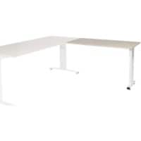 Schaffenburg Linesto Plus Bureau-uitbreiding Rechthoekig Eiken T-Voet 1.200 (B) x 600 (D) x 655 (H) mm Melamine