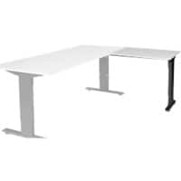 Schaffenburg Aanbouwtafel Linesto Plus LIN-PLA086-LRZ-M25 Grijs, zwart 80x60x65-85 cm