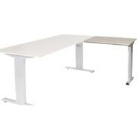Schaffenburg Linesto Plus Bureau-uitbreiding Rechthoekig Eiken T-Voet 800 (B) x 600 (D) x 655 (H) mm Melamine