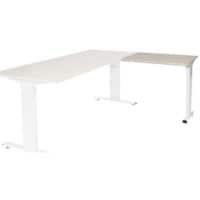 Schaffenburg Aanbouwtafel Linesto Plus LIN-PLA086-LERW-M25 Lindberg eik, wit 80x60x65-85 cm