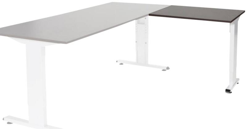 Schaffenburg Linesto Plus Bureau-uitbreiding Rechthoekig Eiken T-Voet 800 (B) x 600 (D) x 655 (H) mm Melamine