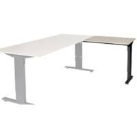 Schaffenburg Aanbouwtafel Linesto Plus LIN-PLA086-ROBZ-M25 Robson eik, zwart 80x60x65-85 cm