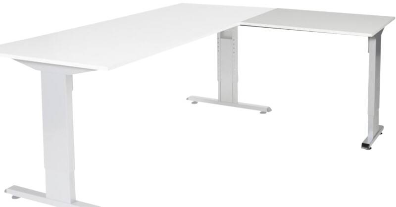 Schaffenburg Linesto Plus Bureau-uitbreiding Rechthoekig T-Voet 800 (B) x 600 (D) x 655 (H) mm Melamine