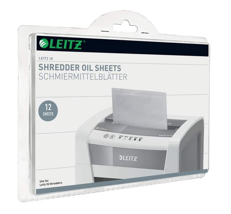 Leitz IQ Oliepapier voor papierversnipperaars 80070000 12 Stuks