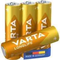 VARTA Batterij LongLife AA Alkaline 4 Stuks