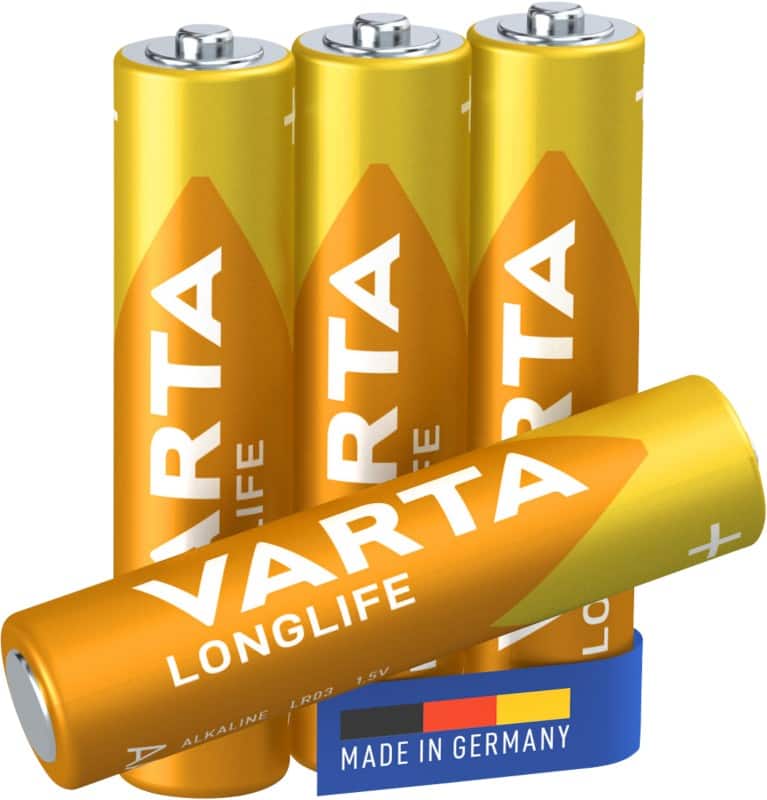VARTA batterij AAA alkaline 4 stuks