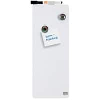 Nobo Mini Whiteboard magenetisch Gelakt staal Frameloos 140 x 360 mm Wit