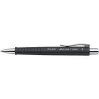 Faber-Castell Poly Ball Classic Met drukknop Balpen Blauw 0,6 mm Extra breed Navulbaar