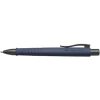 Faber-Castell Poly Ball Urban Met drukknop Balpen Blauw 0,6 mm Extra breed Navulbaar