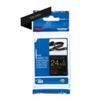 Brother Etiketteertape Authentiek TZE-R354 TZER354 Goud op Zwart 24 mm x 4 m   