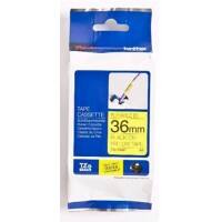 Labeltape Brother TZE-FX661 Zwart, Geel