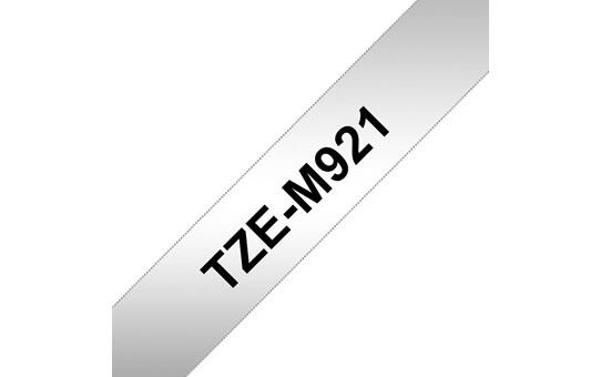 Labeltape Brother TZE-M921 Zwart, Zilver