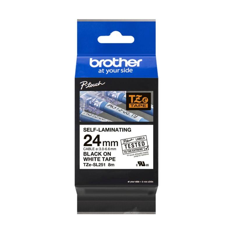 Brother etiketteertape TZESL251