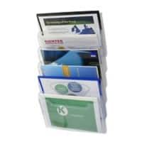 Exacompta A4 liggend Wandfolderhouder Wandmontage Transparant 64258D 32,7 x 11,3 x 52,3 cm
