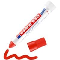 edding Industry E-950 Permanent marker Extra breed Ronde punt 10 mm Rood