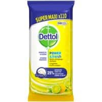 Dettol Power and Fresh Citrus Schoonmaakdoekjes 110 Stuks