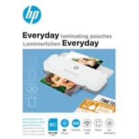 HP Everyday Lamineerhoes Visitekaartje & Creditcard  Glanzend 80 Micron Transparant 100 Stuks