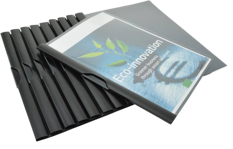 Rapesco Klemmap A4 Zwart PP (Polypropeen) 180 micron 10 Stuks