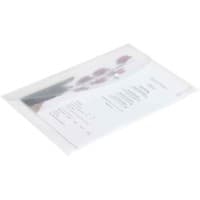 Rapesco Showmap 0695 A4 Drukknop PP (Polypropeen) Liggend 24 (B) x 0,2 (D) x 36 (H) cm Transparant 5 Stuks