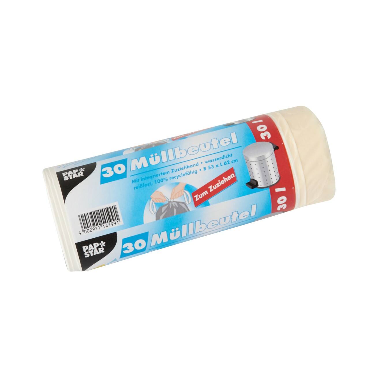 Papstar Vuilniszak Wit 14199 30 Stuks